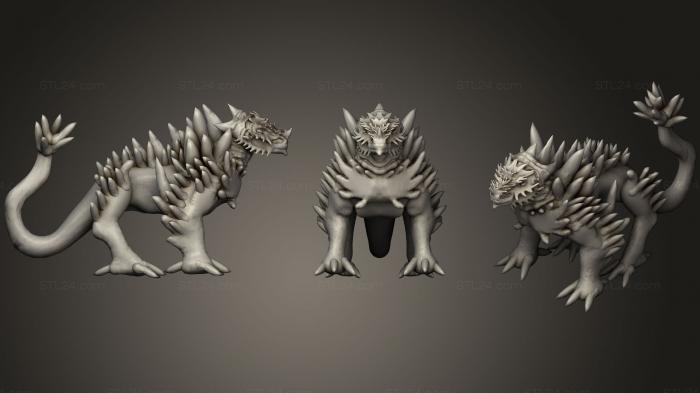 Figurines simple (Celestial Dragon, STKPR_0221) 3D models for cnc